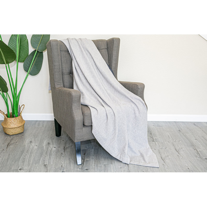 100% Wool Throw Blanket