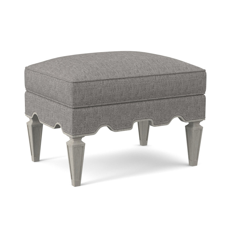 Repose-pieds Palm Beach, Bisque, Kinsley Sky Viscose