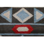 Tapis oriental tribal à motif géométrique abstrait 8 x 10