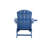 Outdoor Lounge Chair, Adirondack Chair With Built-In Cup Holder-2102967557