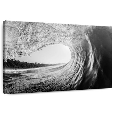 Gillard Monochrome Ocean Wave