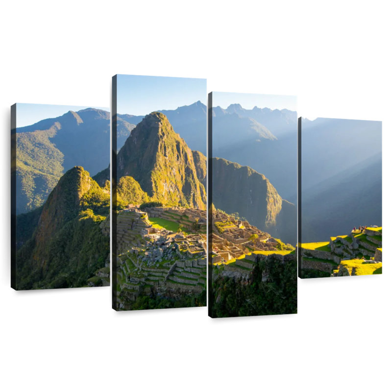 Lilie matin au Machu Picchu, H 32 po x l 52 po
