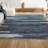 Baumgardner Modern Berber Stripe Cream/Navy Rug-719458679