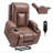 PU Infinite Position Up To 350 LBS Power Lift Recliner Chair For Elderly, Heavy Duty Motion Mechanism With 8-Point Vibration Massage And Lumbar Heating, USB Charging Port, Cup Holders-284994121