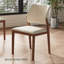 Ensemble de 4 chaises de salle à manger modernes entièrement assemblées en similicuir avec pieds en bois massif-2094248906