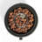 15" Outdoor Portable Propane Fire Pit - Tabletop Camping Heater With , 30000btu Heat Output, Stainless Steel Burner, Black Construction 15 Inch Fireplace Cooking Grill, Steel, Adjustable Flame,