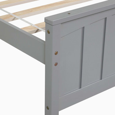Classic Wooden Platform Bed Frame