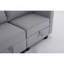 Convertible Modular Sectional Sofa Couch with Storage Seat U Shaped 4-Seat Sofa Couch with Reversible Chaise Modular Sectional Fabric Light Grey-129590921
