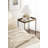 Rectangle Metal and Glass Side Table-304401907