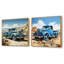 «Blue Vintage Pickup In Nevada», 2 pièces-2009950078-2009950079