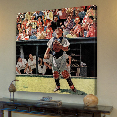 Yogi Berra by Earl Mayan - Wrapped Canvas Painting