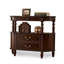 Console en bois massif de noyer foncé-804758160-804758174