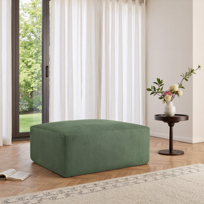 40.12cm Wide Rectangle Solid Colour Ottoman