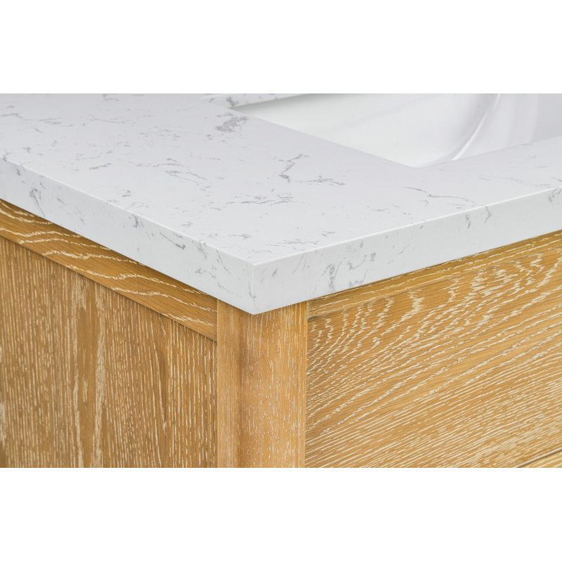 Ferndale 37'' Stone Top Bathroom Vanity 