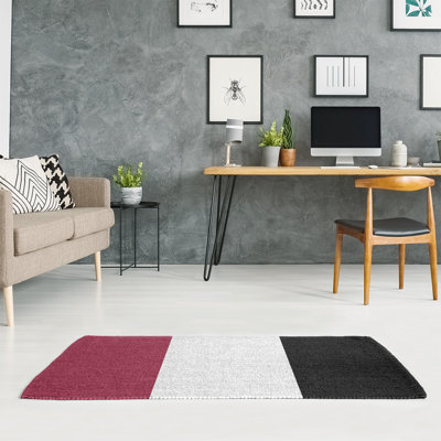 Tapis rouge/blanc de football arizona