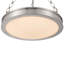 Luminaire suspendu DEL intégré 17 po Wittmar en nickel poli avec verre gravé-912347821-912347820