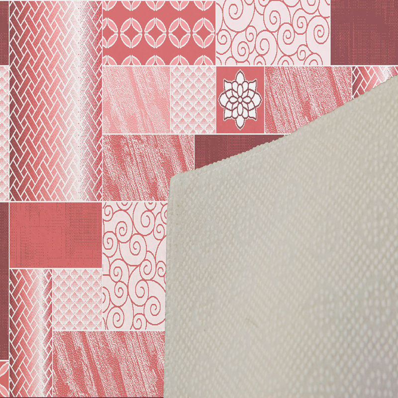 Tapis tissé antibactérien (impression numérique 3D) 4,0 x 5,9 pieds, 100% polyester, hauteur du velours: 0,3 pouce | Dessous en PVC feutre antidérapant, lavable à la machine, parfait pour le salon et la chambre à coucher