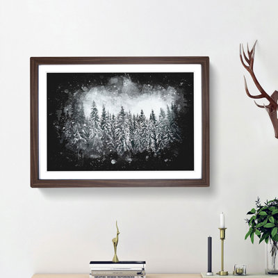 Points of the Trees - Picture Frame Graphic Art Print
