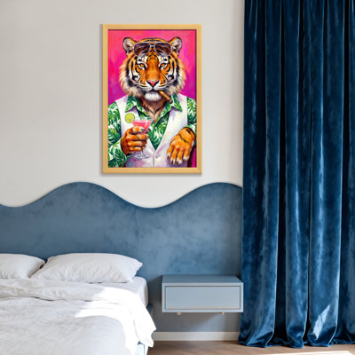 Animaux avec lunettes de soleil et cocktail