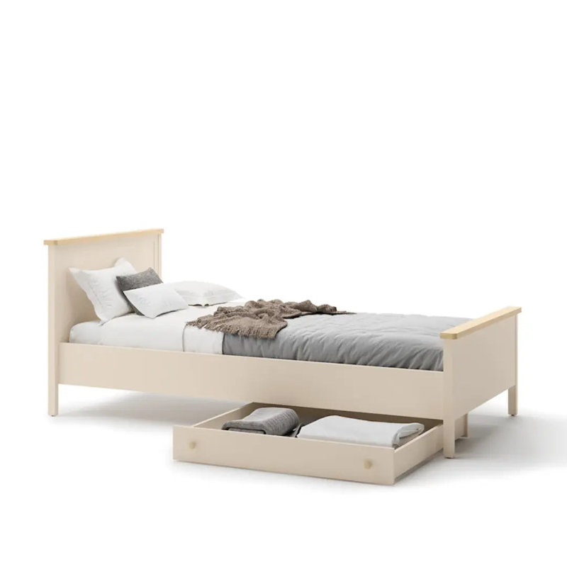 Taevon European Single (90 X 200 Cm) Platform Bed Frame