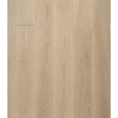 Plancher en chêne blanc d'ingénierie Sequoia 3/4 po x 7-1/2 po x 2 pi-9 pi avec couche supérieure de 4 mm S&B (35,39 pi²/paquet)