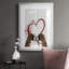 Boxer Amour - Tableau encadré sous verre, grand format, idéal pour le salon-290735772-290735769