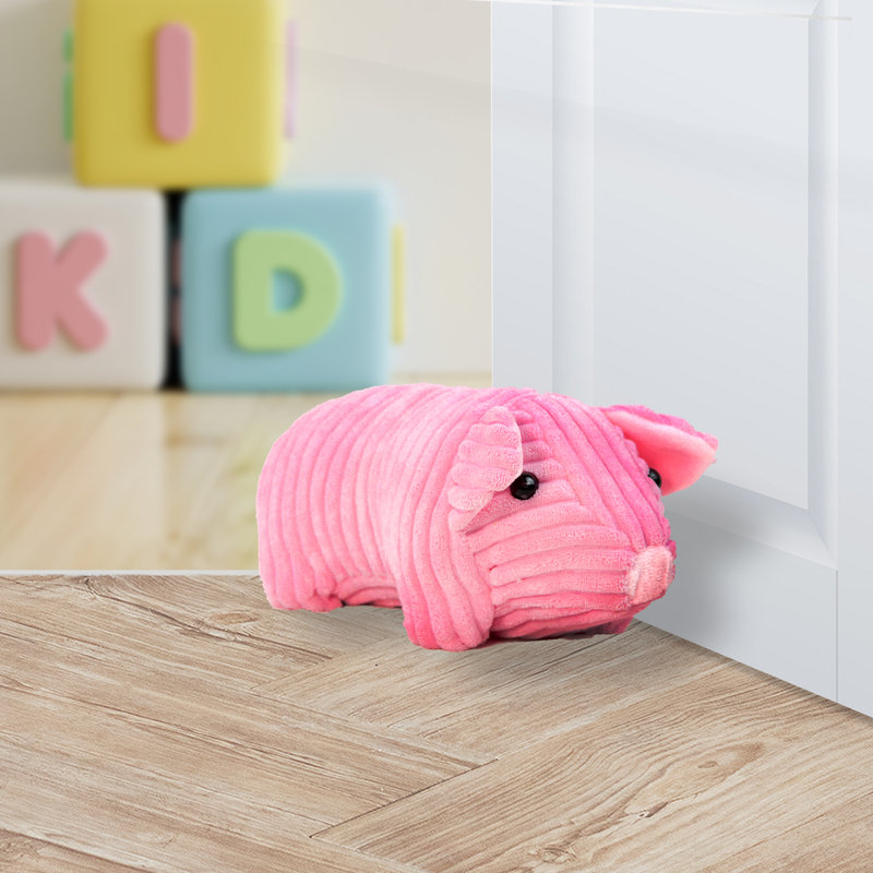 Pig Fabric Floor Door Stop