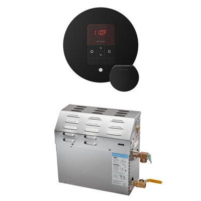 MS 5 kW (5000 W) Steam Shower Generator Package with round iTempo Control
