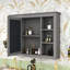 Armoire à pharmacie murale avec miroir et rangement dissimulé Eversole-736200512