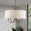Lustre tambour 5 lumières à abat-jour Raymond-1085826018