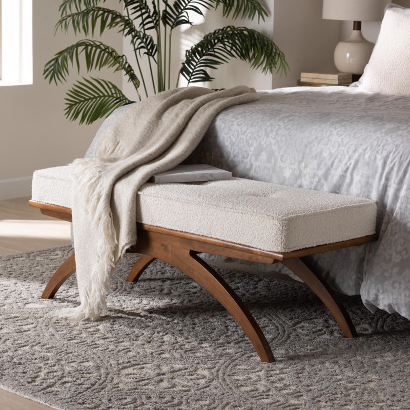 Anup Railee Bench, Cream