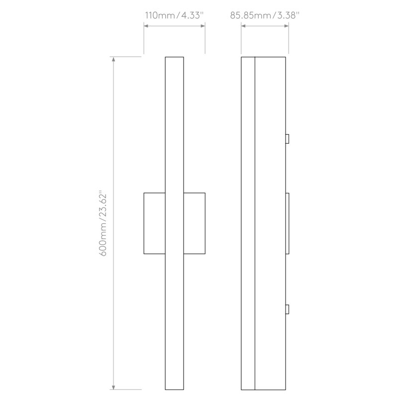Artemis 1 - Light LED Bath Bar