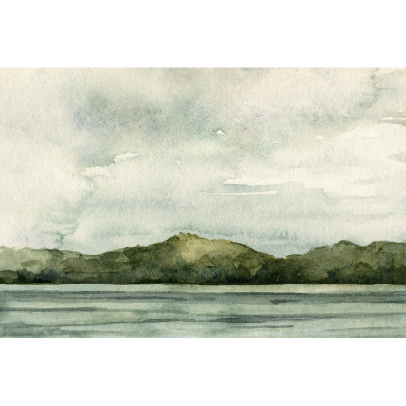 Riverside II - peinture sur toile tendue, H 12 po x l 18 po x P 1,25 po