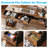 Valerio 55"W Reversible Writing Desk With Drawers And Monitor Shelf,Computer Desk With RGB Led Lights & Power Outlet-852812381