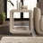 Lonni 20" Wide Square Side Table in Alder White-117546230