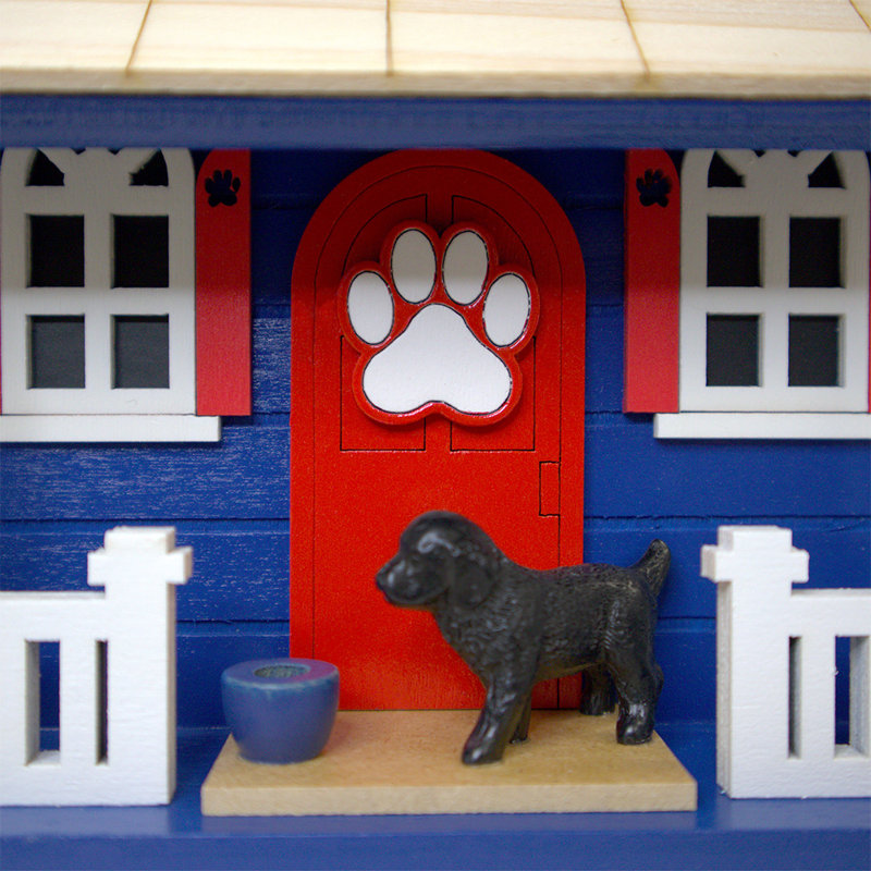 Bow Wow Birdhouse, Blue