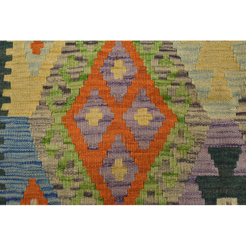 Robertina One-of-a-Kind 4'3" X 5'11" New Age Wool Area Rug in Multicolor