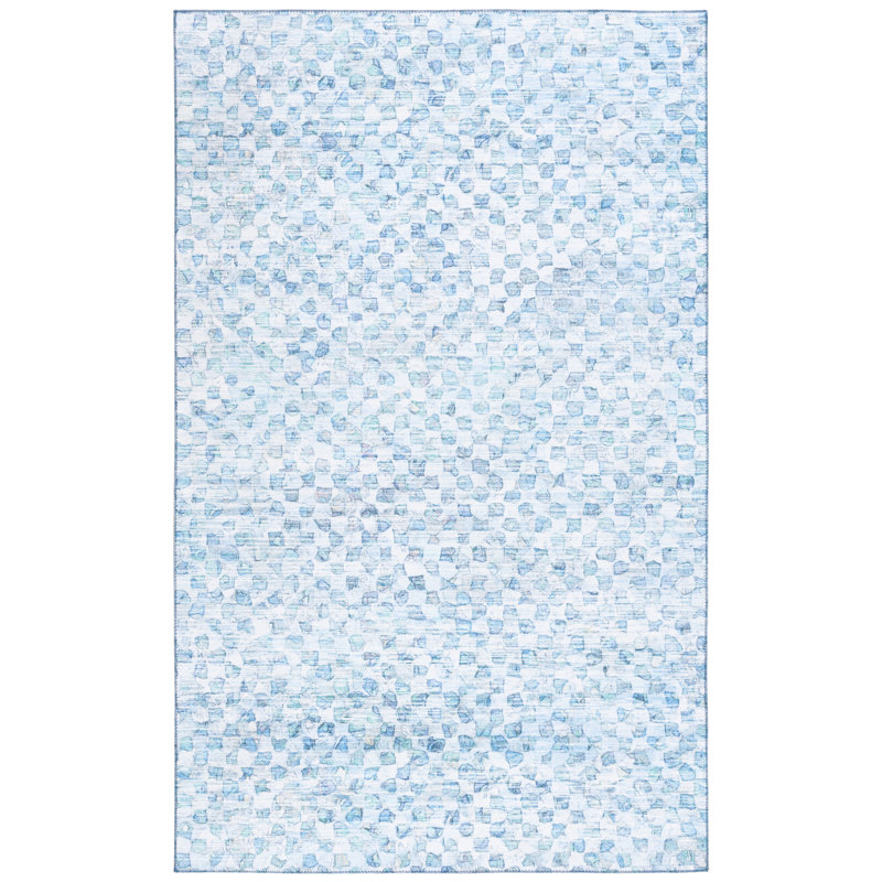 Brisseida Tacoma Performance Machine Washable Abstract Rug, Rectangle 4' x 6'