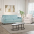 2-Piece Living Room Set with a Swivel Accent Chair & a Convertible Sofa Bed