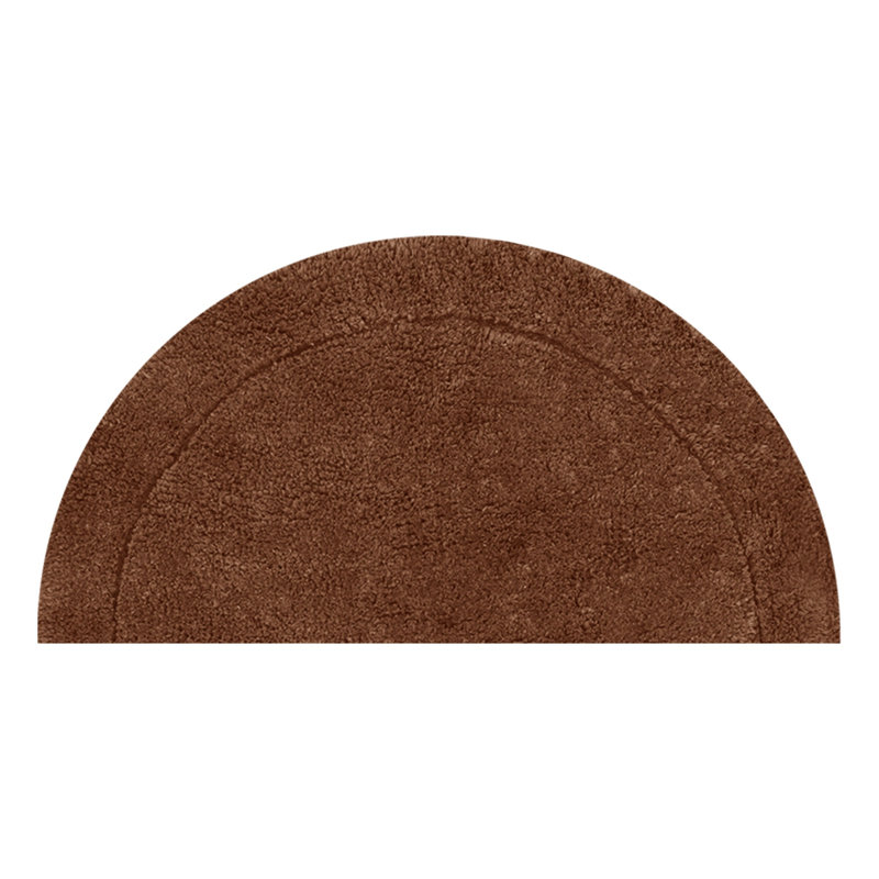 Candeloro Slice Bath Rug 17"x30", Chocolate