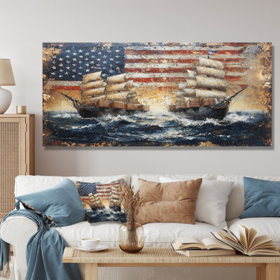 "Alyca" - Patriotiste américain, art mural