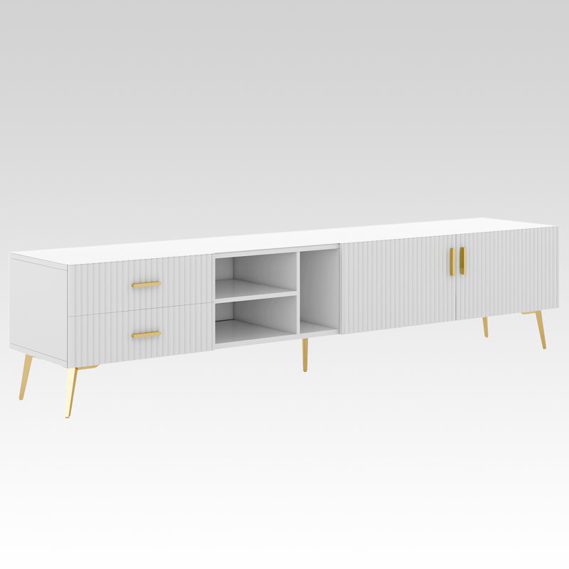 White Tv Stand For 75-inch Televisions