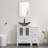 Breahnna 36'' Free Standing Single Bathroom Vanity with Manufactured Wood Top, Vessel Sink, Faucet, Drain-319323681-334841742