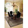 Tapis noir / ivoire Shelburne