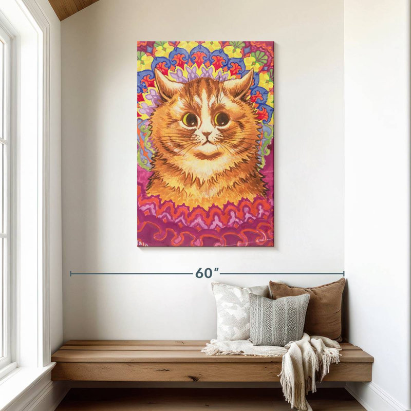 Brampt A Psychotic Cat, 45" H x 30" W