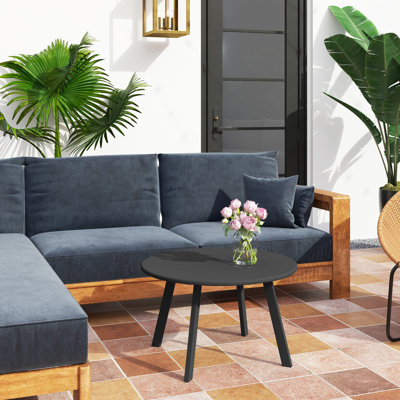 Round 70cm L Outdoor Coffee Table