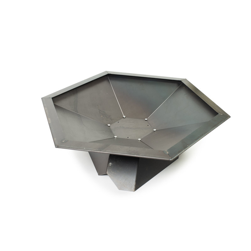 Horgan Hexagon Steel Wood Burning Smokeless Fire Pit