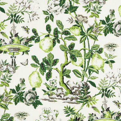 Jardin Shantung Garden Cotton Print Fabric