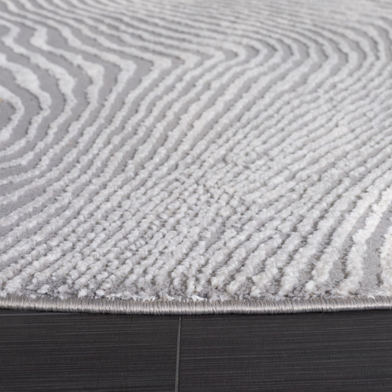 Revive Performance Abstract Rug, Round 6'7"