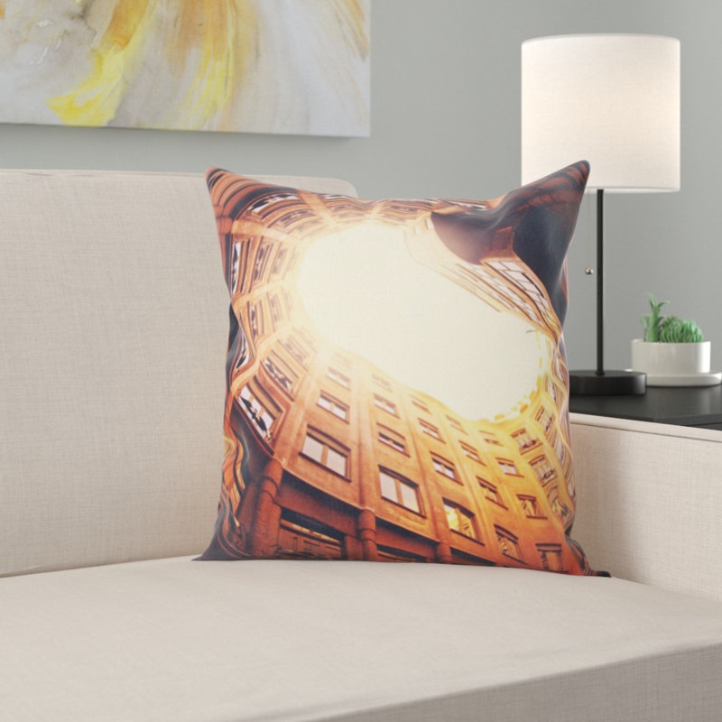 Coussin décoratif en spirale